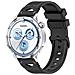 Cinturino Per Orologio In Silicone Per Huawei Watch Gt5 46 Mm - 22 Mm Black - Foto miniatura 2