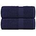 Asciugamani Ospiti 2 Pz Blu Marino 30x50cm 360 G/m 100% Cotone - Foto miniatura 1