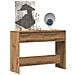 Tavolo Consolle Rovere Artigianale 100x35x76,5 Cm In Truciolato - Foto miniatura 1