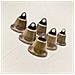 Confezione Da 10 Campanelli Anti-smarrimento In Bronzo Antico 52 Mm - Foto miniatura 3