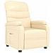 Lusso Casadino -  Poltrona Reclinabile Crema In Similpelle - Foto miniatura 1