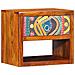 Comodino 40x35x35 cm Legno Massello di Acacia - Foto miniatura 3