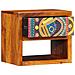 Comodino 40x35x35 cm Legno Massello di Acacia - Foto miniatura 4