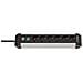 1391030600 prolunghe e multiple 3 m 6 presa (e) AC Interno Nero, Argento - Foto miniatura 5