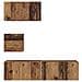 Set mobile TV 4 pcs Legno vecchio 60 x 30 x 30 cm - Foto miniatura 7