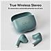 Go Pods Auricolare True Wireless Stereo (TWS) In-ear Musica e Chiamate USB tipo-C Bluetooth Verde, Colore benzina - Foto miniatura 3
