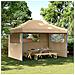 Tenda Party Beige 279 x 410 x 315 cm Tessuto Oxford - Foto miniatura 2