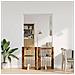 Cancello per cani con supporti 2 pcs Legno antico 60 x 80 cm - Foto miniatura 3
