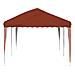 Tenda per feste a pop-up 575 x 290 x 245 cm Terracotta - Foto miniatura 6