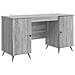 Scrivania Grigio Sonoma 142,5 x 50 x 75 cm Legno ingegnerizzato - Foto miniatura 1
