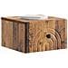 Mobiletto da notte a muro Legno antico 33 x 34,5 x 20 cm - Foto miniatura 2