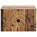 Mobiletto da notte a muro Legno antico 33 x 34,5 x 20 cm - Foto miniatura 4