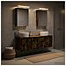 Set di Armadi da Bagno 5 pcs Rovere Fumo Legno ingegnerizzato - Foto miniatura 4