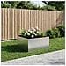 Vaso da giardino Argento 80 x 80 x 40 cm Acciaio Inox - Foto miniatura 2