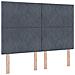 Letto box spring con materasso Grigio Scuro 140 x 200 cm - Foto miniatura 4