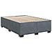 Letto box spring con materasso Grigio Scuro 140 x 200 cm - Foto miniatura 5