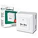 Presa A Muro Esterna Rj45 Cat. 6 Per Reti - Foto miniatura 1