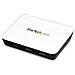 Adattatore di rete NIC USB 3.0 a Ethernet Gigabit con 3 porte hub - Bianco - Foto miniatura 1