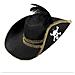 CAPPELLO PIRATA CON TESCHIO E PIUMA in f - Foto miniatura 1