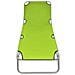 Lettino Pieghevole in Acciaio Verniciato a Polvere Verde Mela - Foto miniatura 2