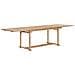 Tavolo Da Giardino Allungabile (180-280) x100x75 Cm In Teak - Foto miniatura 1
