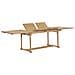 Tavolo Da Giardino Allungabile (180-280) x100x75 Cm In Teak - Foto miniatura 3