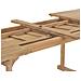 Tavolo Da Giardino Allungabile (180-280) x100x75 Cm In Teak - Foto miniatura 7