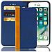 Custodia Iphone 7 E 8 Portacarte Funzione Supporto Blu - Foto miniatura 2