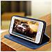 Custodia Iphone 7 E 8 Portacarte Funzione Supporto Blu - Foto miniatura 4