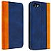 Custodia Iphone 7 E 8 Portacarte Funzione Supporto Blu - Foto miniatura 1