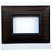 Placca Placchetta Placchette Compatibili Per Serie Axolute Sq Colorate - Legno Scuro 3 - Foto miniatura 1