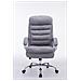 Sedia Ufficio Vancouver XXL in Tessuto I Poltrona Elegante Direttore Carico Max 235 kg I Poltrona Ergonomica Imbottita e Rinforzata Grigio - Foto miniatura 1