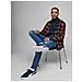 Maglie E Pullover Uomo Jack&jones 12157417 Emil Navy Blazer - Foto miniatura 4