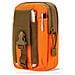 Tattico Molle Pouch Packs Compact Utility Belt Pouch Militare Dellesercito Edc Sacchetto Marsupio Fanny Per Sport Escursionismo Camping - Arancione - Foto miniatura 3