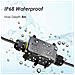 Ip68 Impermeabile Scatola Di Giunzione 2 Vie Cavi Esterni Connettori Con 2 Cavo M20 Gland Filo Connettore Elettrico Scatola Di Giunzione Per 5-12mm Diametro Del Cavo 3 Pin Terminal Nero - Foto miniatura 2