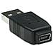 Mini USB MF USB A mini USB B Colore Nero - Foto miniatura 3