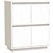 Credenza Bianca 60x34x75 Cm In Legno Massello Di Pino - Foto miniatura 1