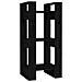 Libreria /divisorio Nero 41x35x91 Cm In Legno Massello Di Pino - Foto miniatura 2