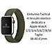 Cinturino L 751 Originale Braided String Per Apple Watch 1-2-3-4-5-6-7-se 38 40 41mm Verde - Foto miniatura 2
