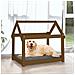 Cuccia per Cani Miele 81x60x70 cm in Legno Massello di Pino - Foto miniatura 4