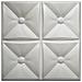 10/20mq Di Pannelli In Eps (polistirene Compatto) 3d A Soffitto O Parete 50x50x2cm Bianchi 4 Modelli - 20mq Di Cuscini - Foto miniatura 1