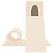 Albero Per Gatti Con Tiragraffi In Sisal Crema 59 Cm - Foto miniatura 2