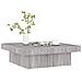 Tavolino Da Salotto Grigio Sonoma 90x90x28 Cm Legno Multistrato - Foto miniatura 3