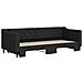 Divano Letto Con Letto Estraibile Nero 80x200 Tessuto - Foto miniatura 3
