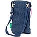 Portamonete Denim Borsa Per Cellulare Azzurro - Foto miniatura 2