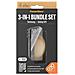 3-in-1 Bundle Glas, Case, Cam Pellicola Proteggischermo Trasparente Samsung 1 Pz - Foto miniatura 3