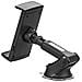Supporto Auto Per Tablet Regolabile Fissaggio Parabrezza, Nero - Foto miniatura 4