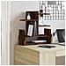 Organizer Scrivania Rovere Fumo 49x20x52,5 Cm Legno Multistrato - Foto miniatura 3