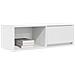 Mobile Porta TV Bianco 80x31x25,5 cm in Legno Multistrato - Foto miniatura 2