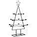 Albero Di Natale Decorativo In Metallo Nero 105 Cm - Foto miniatura 2
